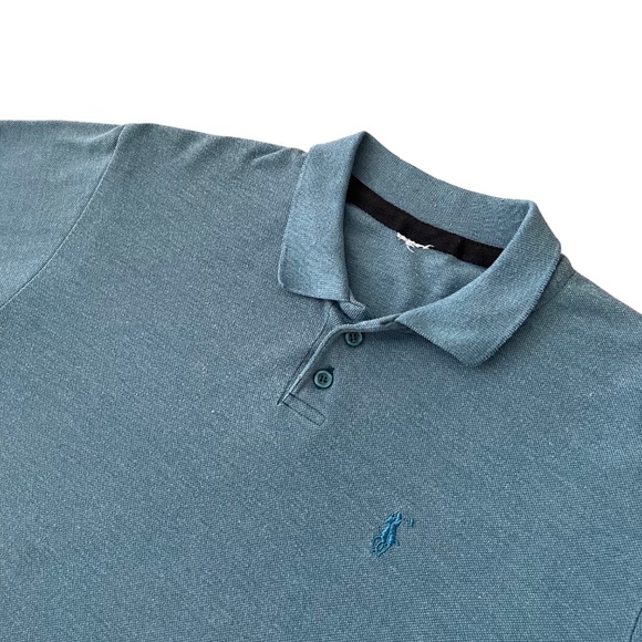 Polo Ralph Lauren Shirt Mens M Short Sleeve Blue Teal Pony Logo Classic Fit Tee - Picture 1 of 6